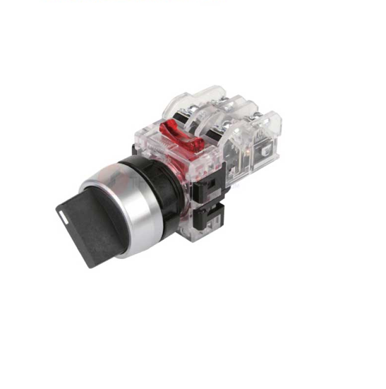 Chuyển mạch đầu lồi, nhôm, 3 vị trí, thường nhả, 2a2b, Hanyoung MRS-R3R2